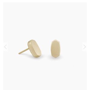 KENDRA SCOTT Barrett Stud Earrings In Gold